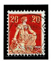 Helvetia 108 Vollstempel Basel