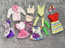 Barbie od Sindy Kleider Accessoires 15tlg Set 1 Vintage