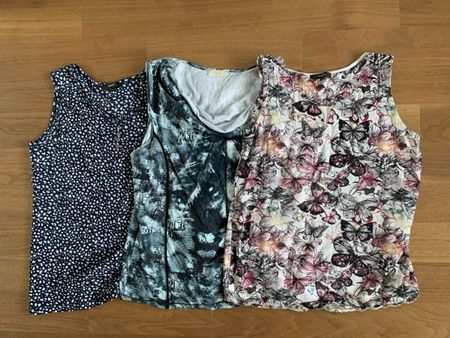 Sommerliche Shirts mit Muster, Grösse L Bonita