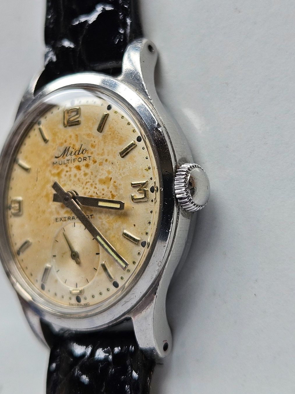 Mido Orologi: 372 Mido Multifort Extraflat Tigerpatina – Usato da Berikon venduto da mmm21 2
