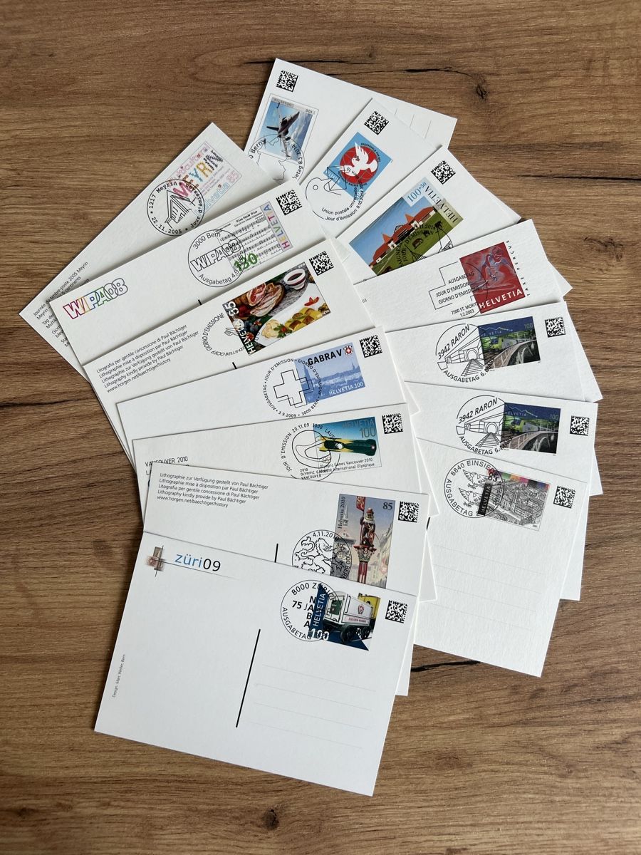 Alle Briefmarken: 14Stk. Bildpostkarten ET gestempelt – Neu (gemäss Beschreibung) aus Braunau von Desil2511