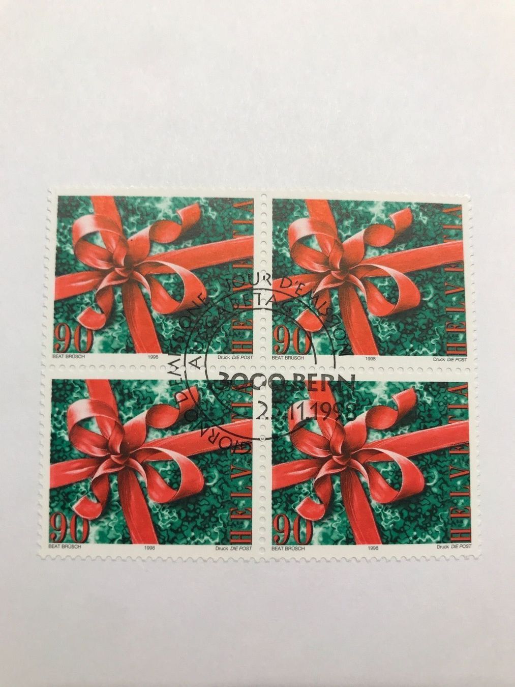 Tutti i francobolli: Viererblock Weihnachtsmarke 1998 – Nuovo (secondo la descrizione) da Spiez venduto da Fridu99