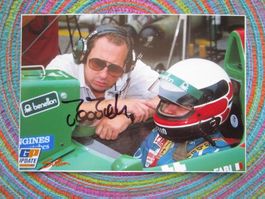 THEO FABI FORMEL1 FAHRER AUTOGRAMM UND BRIEF ANTIK