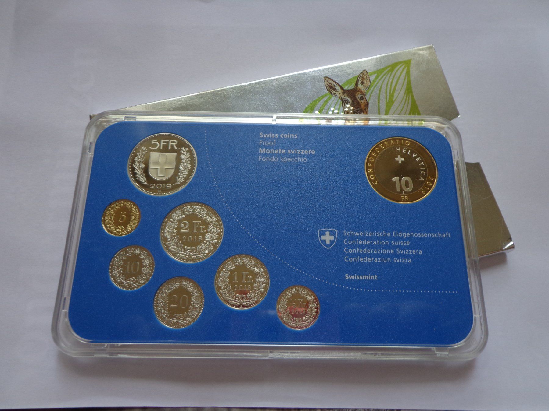 Tutti le monete: Müzensätze/Série 2019 PP Reh - mit karton – Nuovo e nell'imballaggio originale da Pully venduto da UCA01