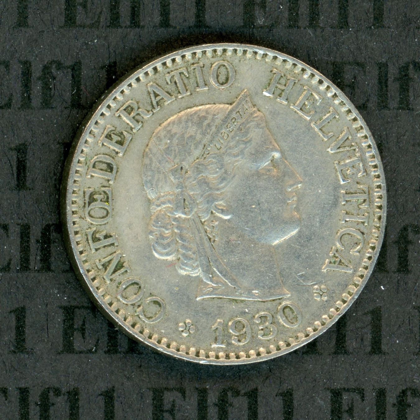 Tutti le monete: CHF___0.10 1930 -unz 10 Rappen – Usato da Widnau venduto da Elf11