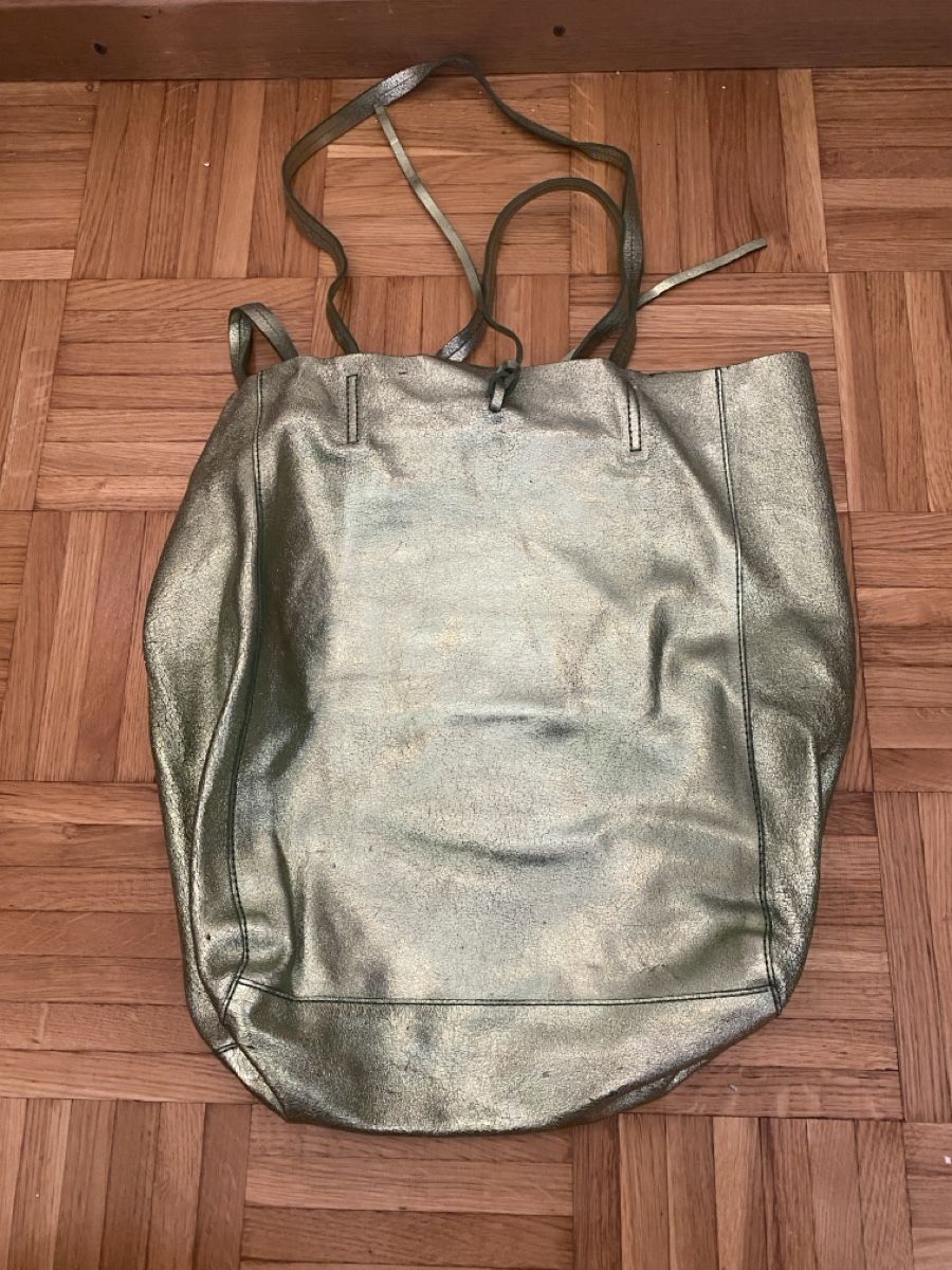 Esprit Borse da donna: Sac cabas vert-argenté bon état – Usato da Onex venduto da AlisonH 1
