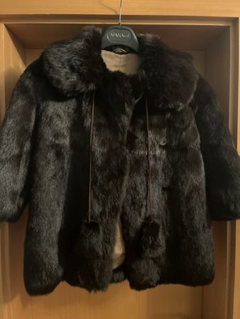 Schwarzer Fuchs Jacke Gr.38 gereinigt von Nichtraucher Top