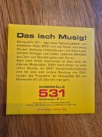 Musikwälle 531 Flyer mit  Sticker  Schweizer Radio DRS1