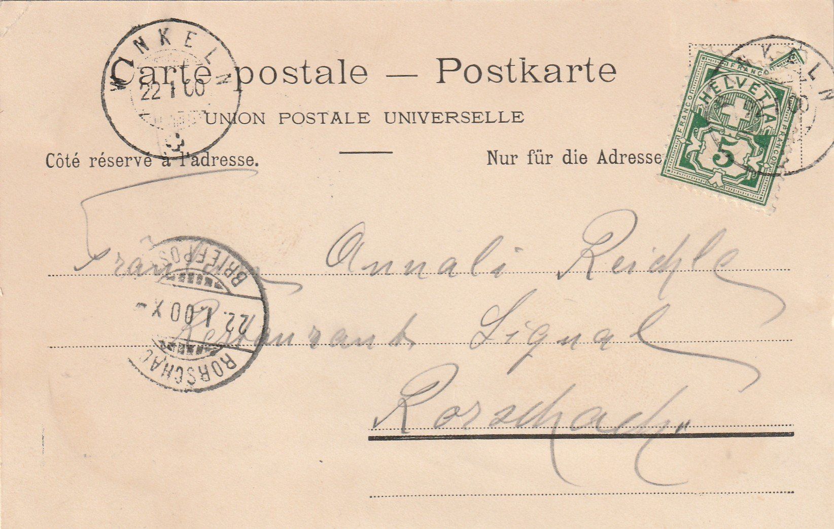 Cartes postales: Herisau – D'occasion à Rorschacherberg par fratovi2 1