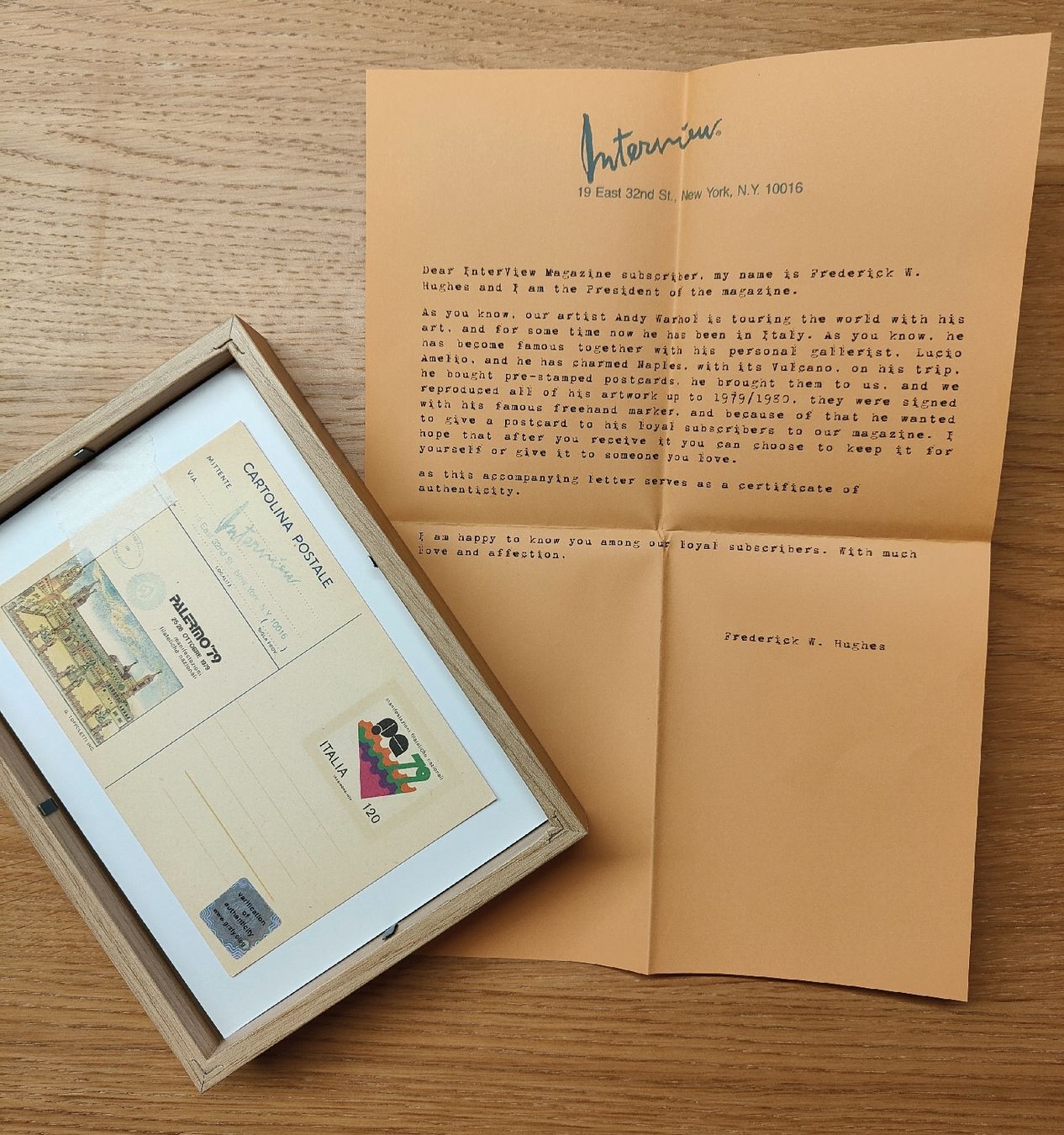 Dipinti: Andy Warhol signierte Postkarte – Usato da St.Gallen venduto da KunstGallen 2