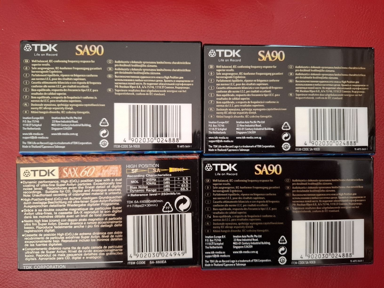 Musicassette: 4 K7 audio neuves – Nuovo e nell'imballaggio originale da Moutier venduto da Carambaaa 1
