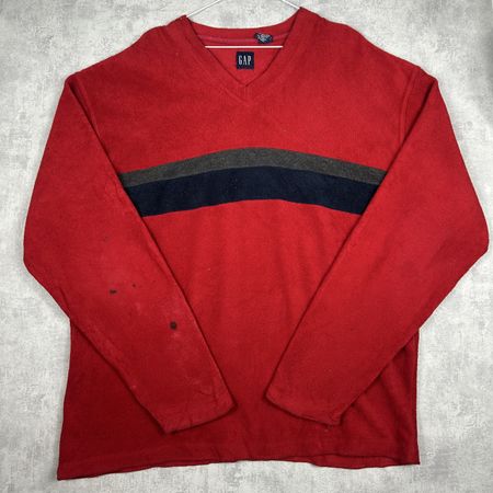 Pull en polaire GAP rouge - XL