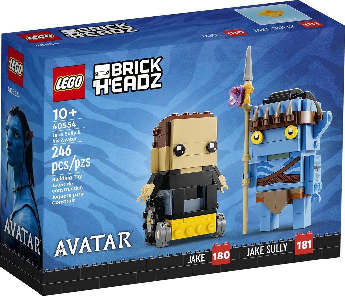 Lego Kit di costruzioni: LEGO BrickHeadz 40554 Jake Sully & his Avatar – Nuovo e nell'imballaggio originale da Basadingen venduto da NekoBricks