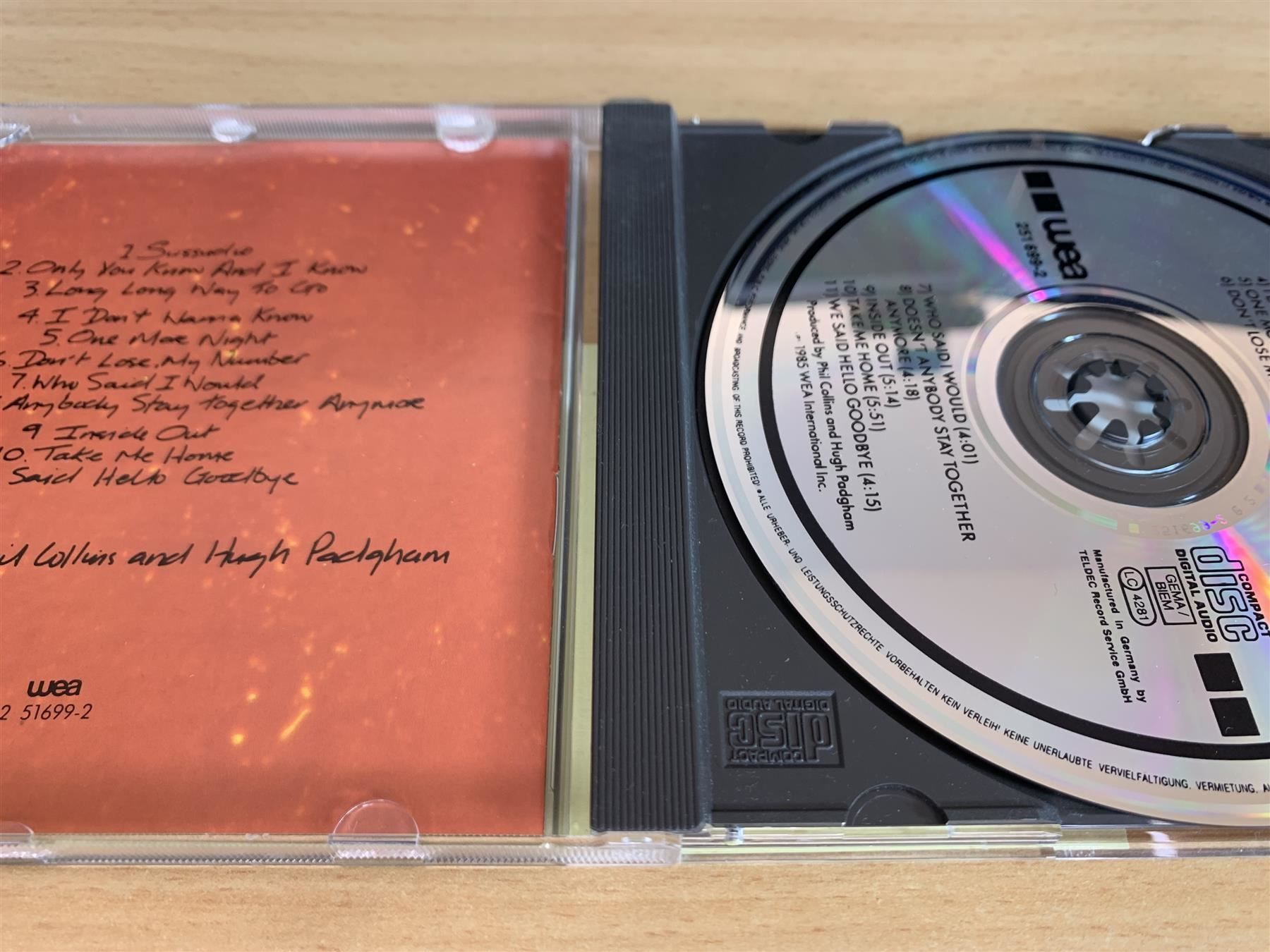 CD: Phil Collins – No Jacket Required – Usato da Rikon im Tösstal venduto da Alpenmutz 2
