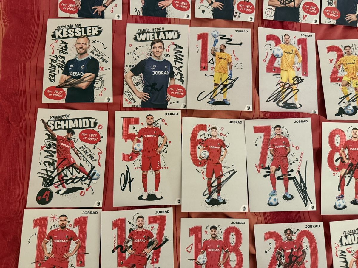 Autographes: Autogrammkarten SC Freiburg signiert  – D'occasion à Rüschlikon par Andi_2000 4