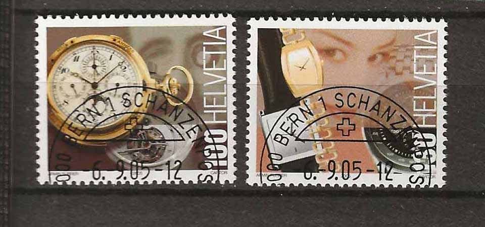 Alle Briefmarken: M1177 - Montres suisses 1er jour – Gebraucht aus Trélex von Phil_Albert