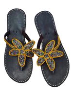 Handgemachte Leder-Sandalen Gelb 39 🔥 50% SALE