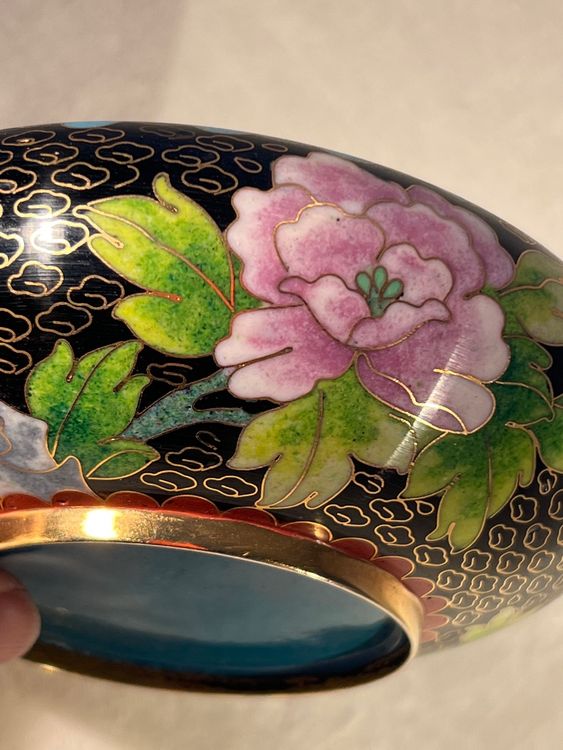 A jewelled silver-gilt, cloisonné and en plein pictorial enamel