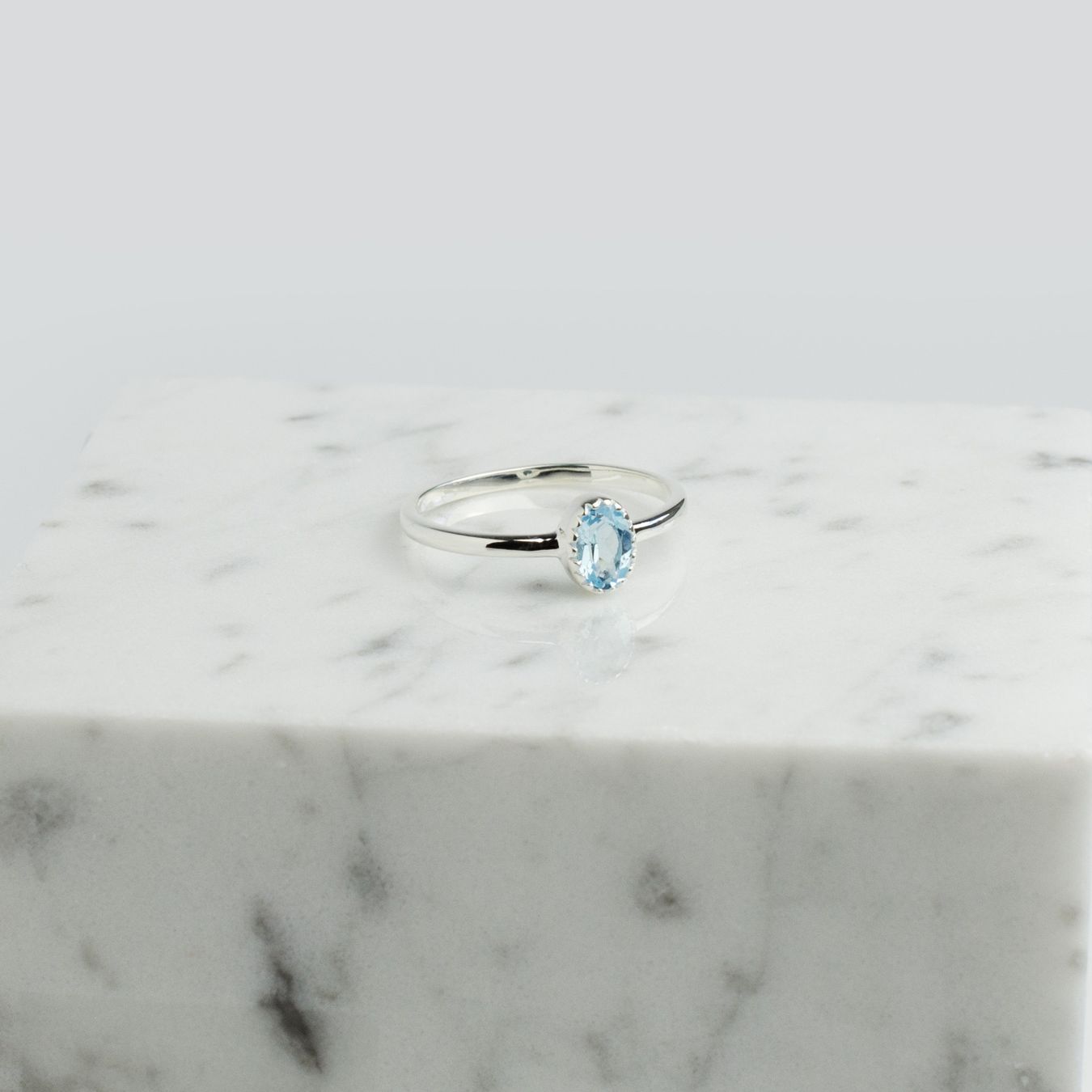 Anelli: Ring Silber 925 & blaue Topaz (14502) – Nuovo e nell'imballaggio originale da Effretikon venduto da Joiarte