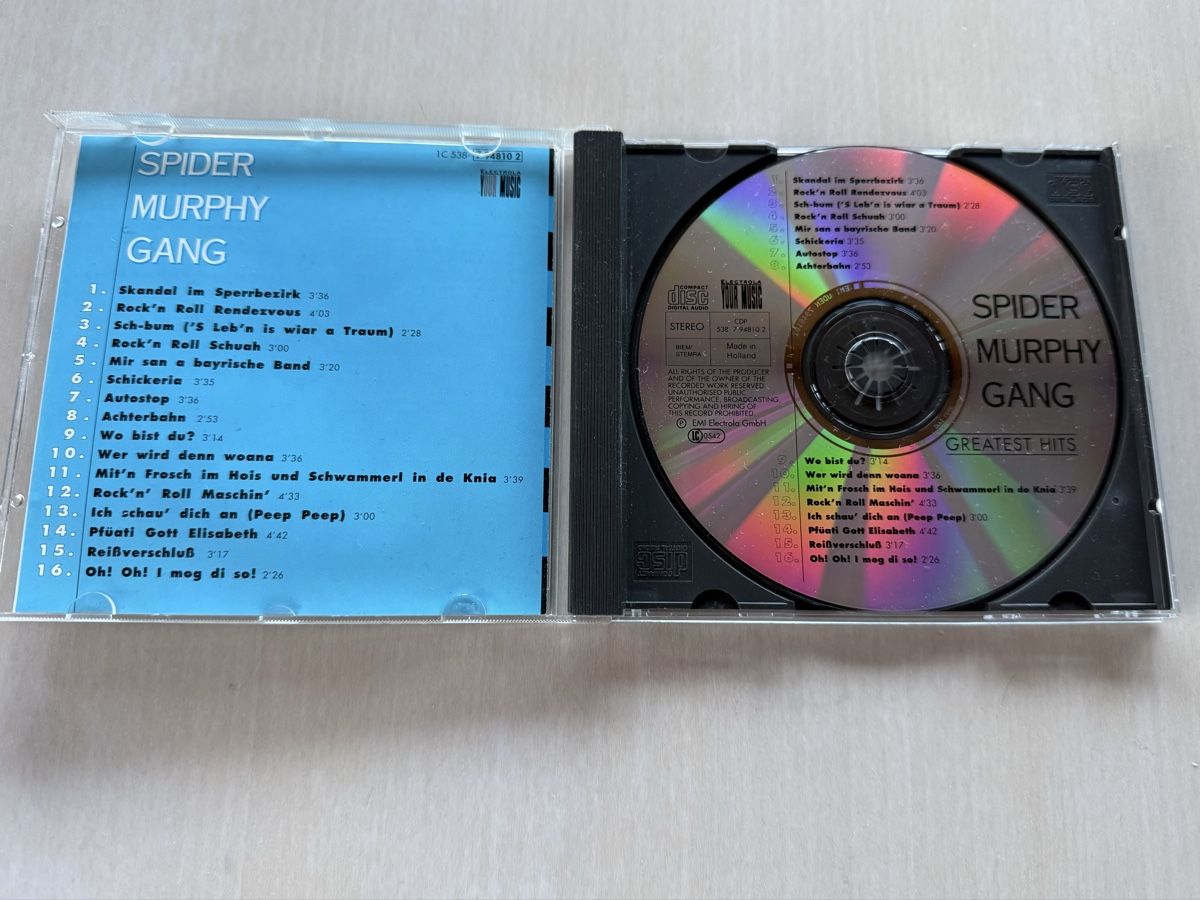 CD: Spider Murphy Gang - Greatest Hits CD – Usato da Oberried Brienz venduto da Chyara 2