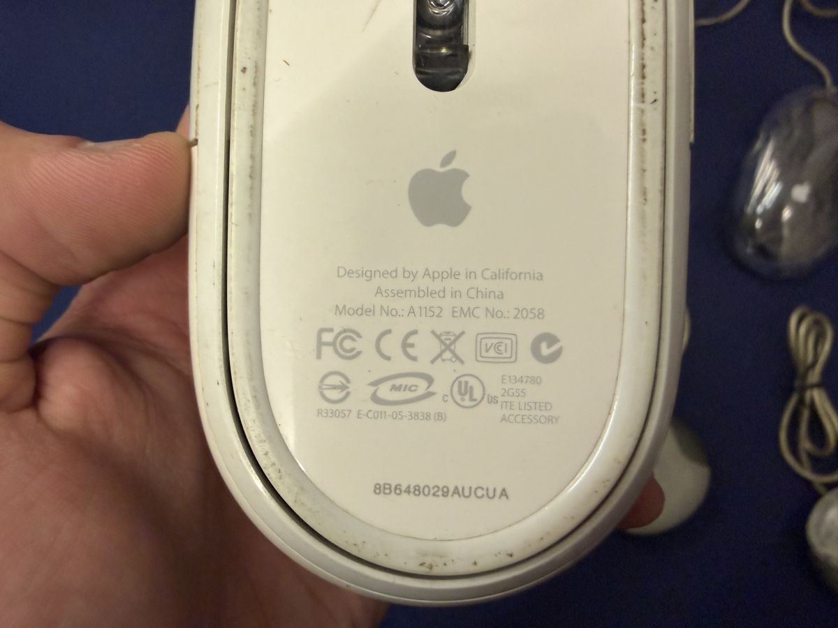 Apple Mouse: Apple Mouse Vintage M5769 - A1152 - M4848 – Usato da Giubiasco venduto da IWGL002 6