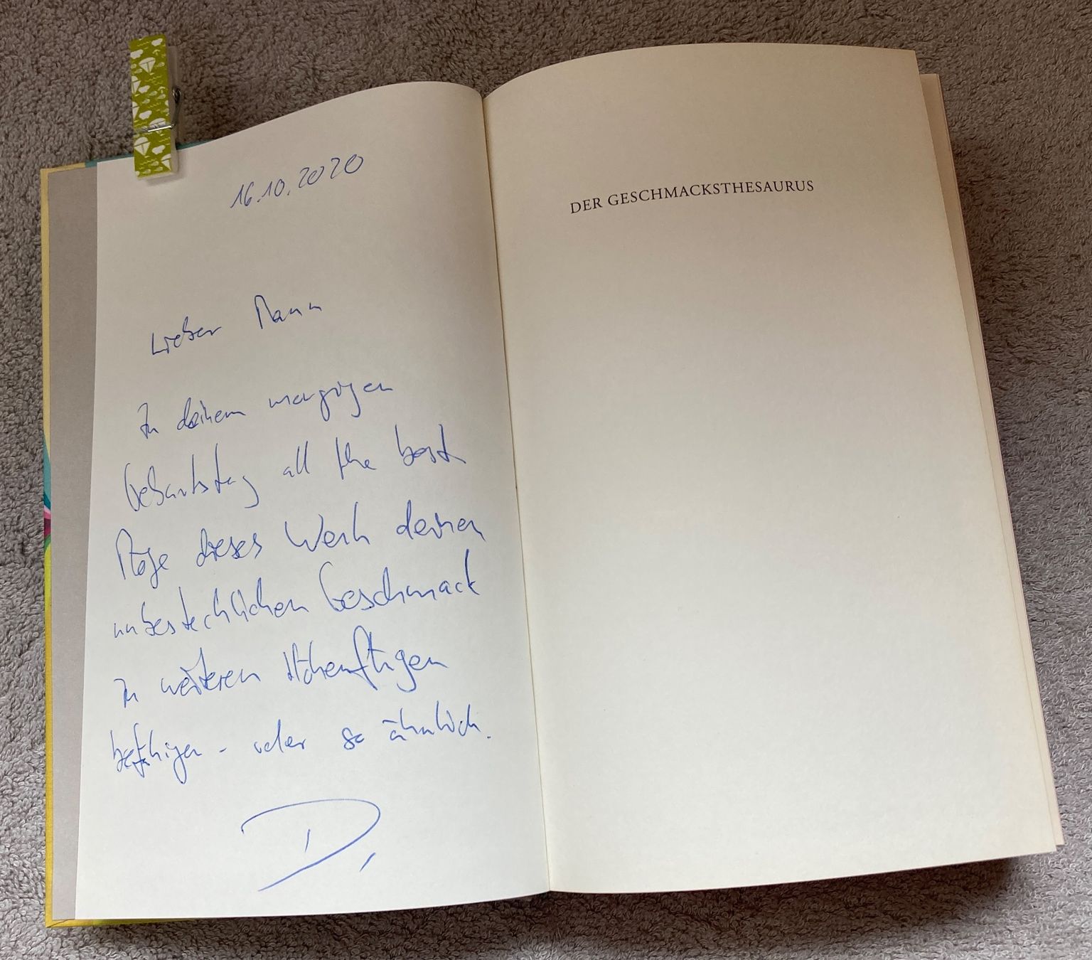 Libri: Der Geschmacks-Thesaurus - Niki Segnit – Usato da Wolfhausen venduto da uchuva26 6