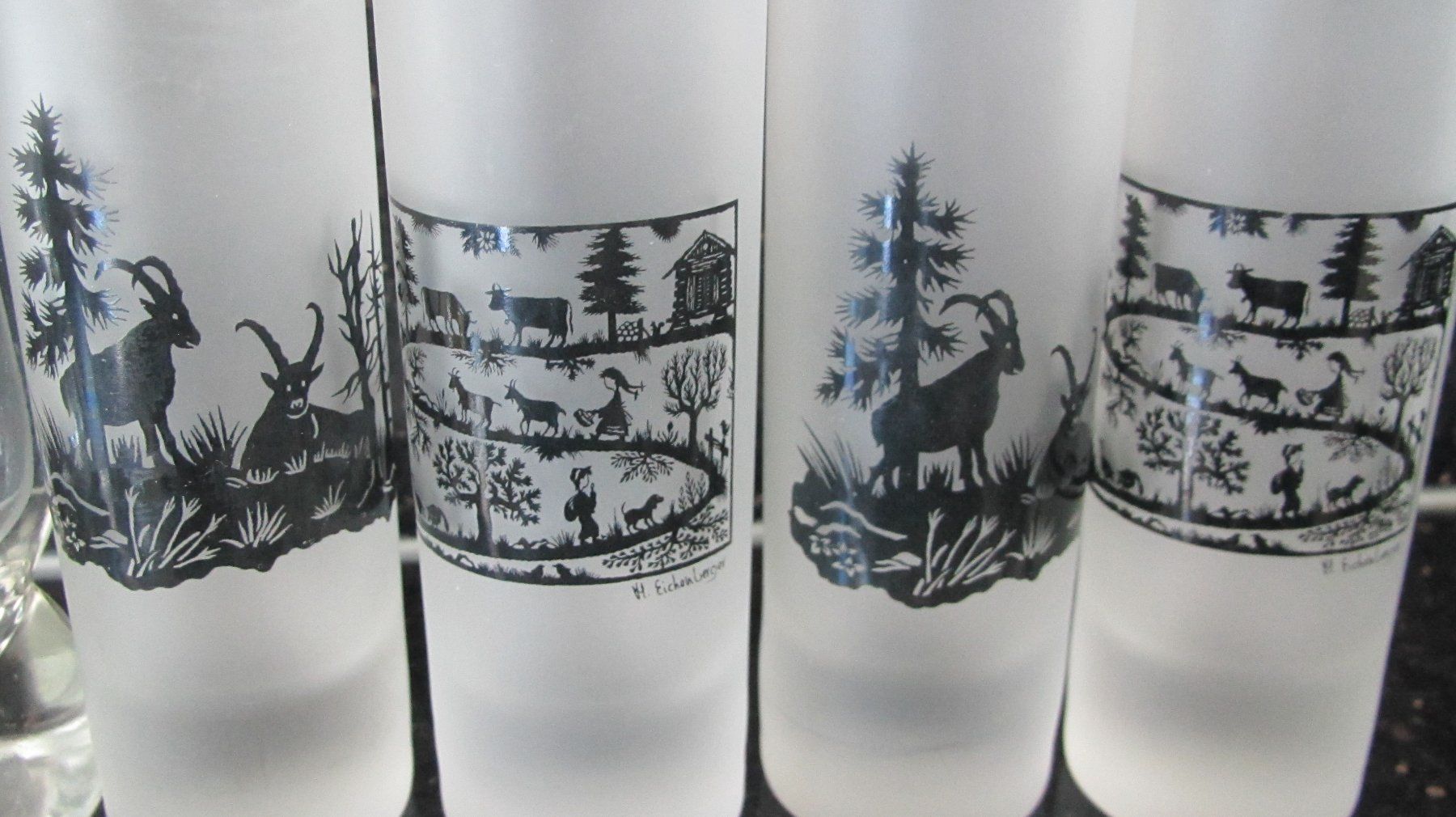 Bicchieri: 4 VERRES A EAU ET 4 VERRES A EAU DE VIE – Usato da Murten venduto da Selliot