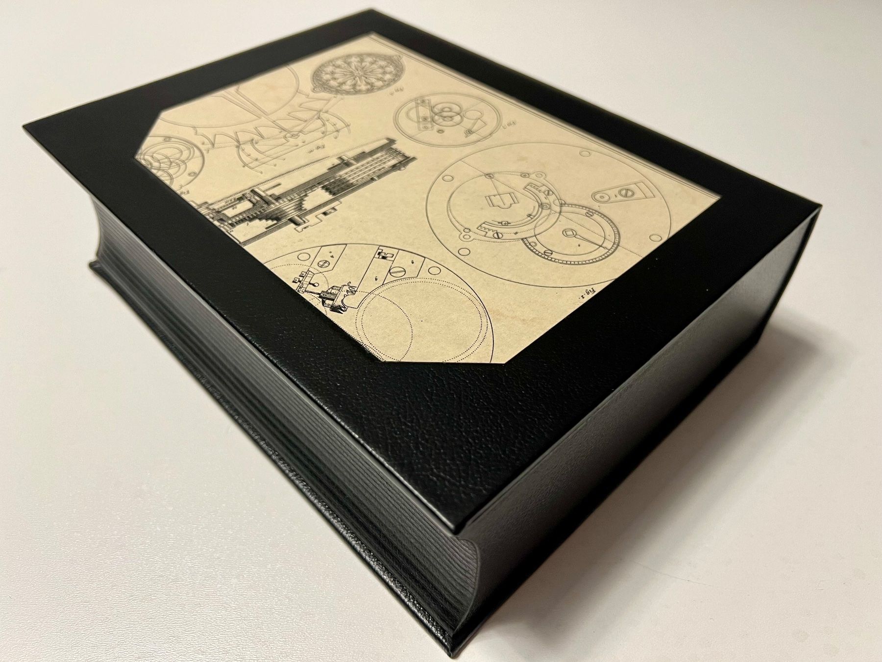 Orologi: LOUIS MOINET Black leather “bookshelf” watch box & outerbox – Nuovo (secondo la descrizione) da Mont-sur-Lausanne venduto da vmi_ym5l 4