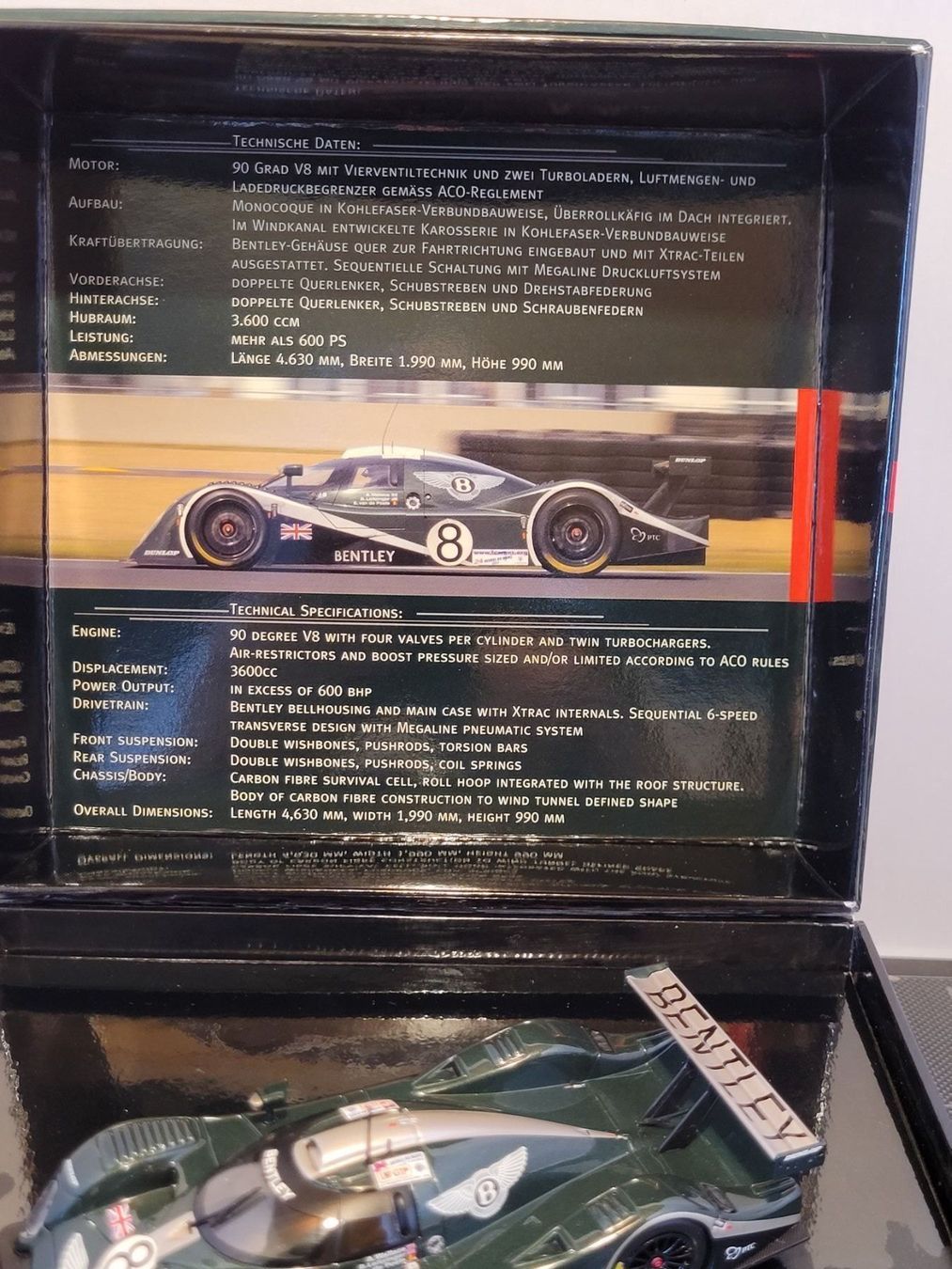 Bentley Modellini d'auto: Bentley Exp  Speed 8 - 2002 – Nuovo e nell'imballaggio originale da Chézard-St-Martin venduto da AlPat-Collections 1