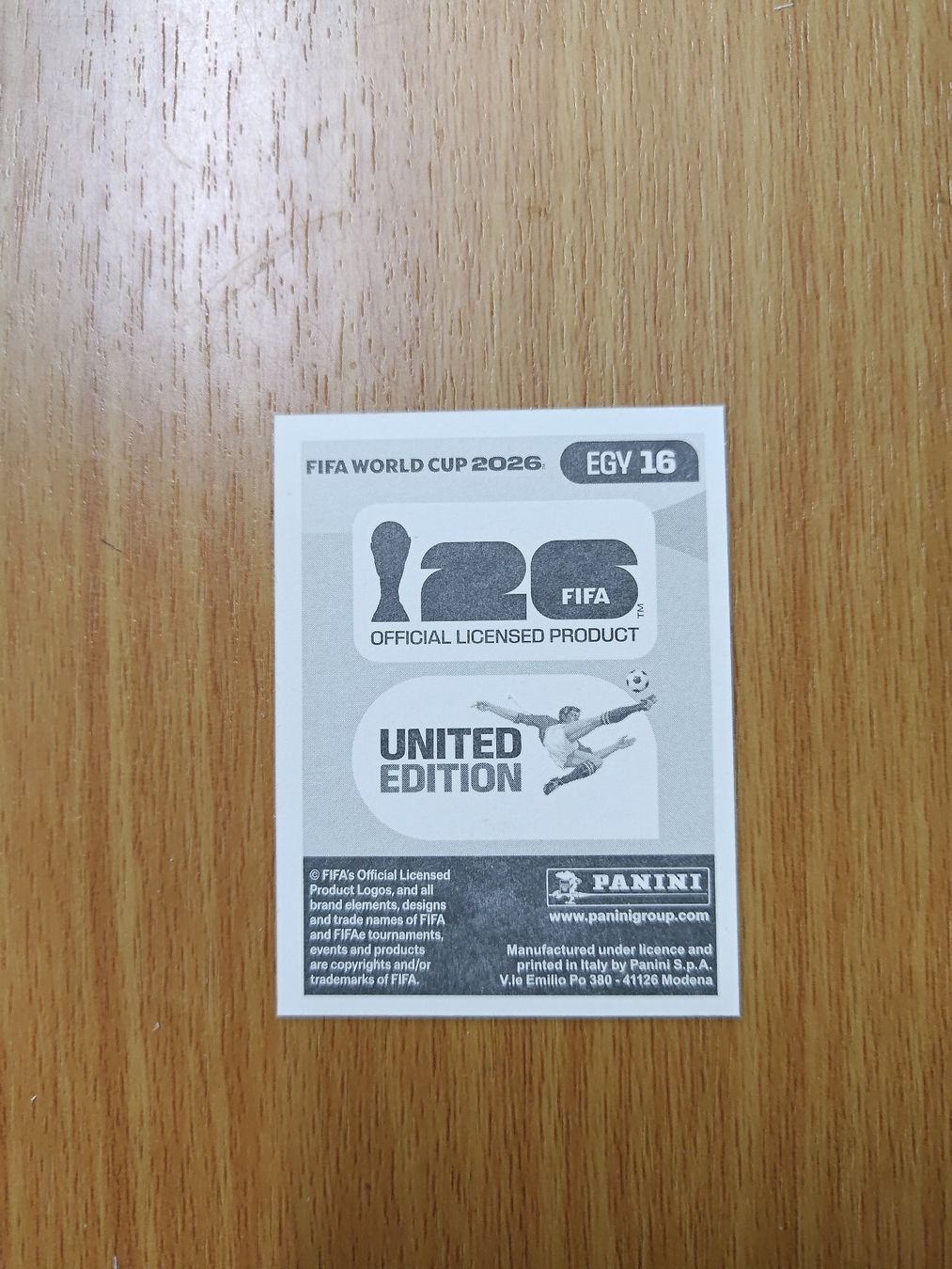 Panini Carte collezionabili: Panini WM 2026 Sticker - EGY 16 – Usato da Hochdorf venduto da all_u_want 1