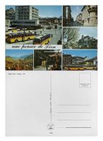 Sion Station car postal Postautostation Postauto Saurer FBW