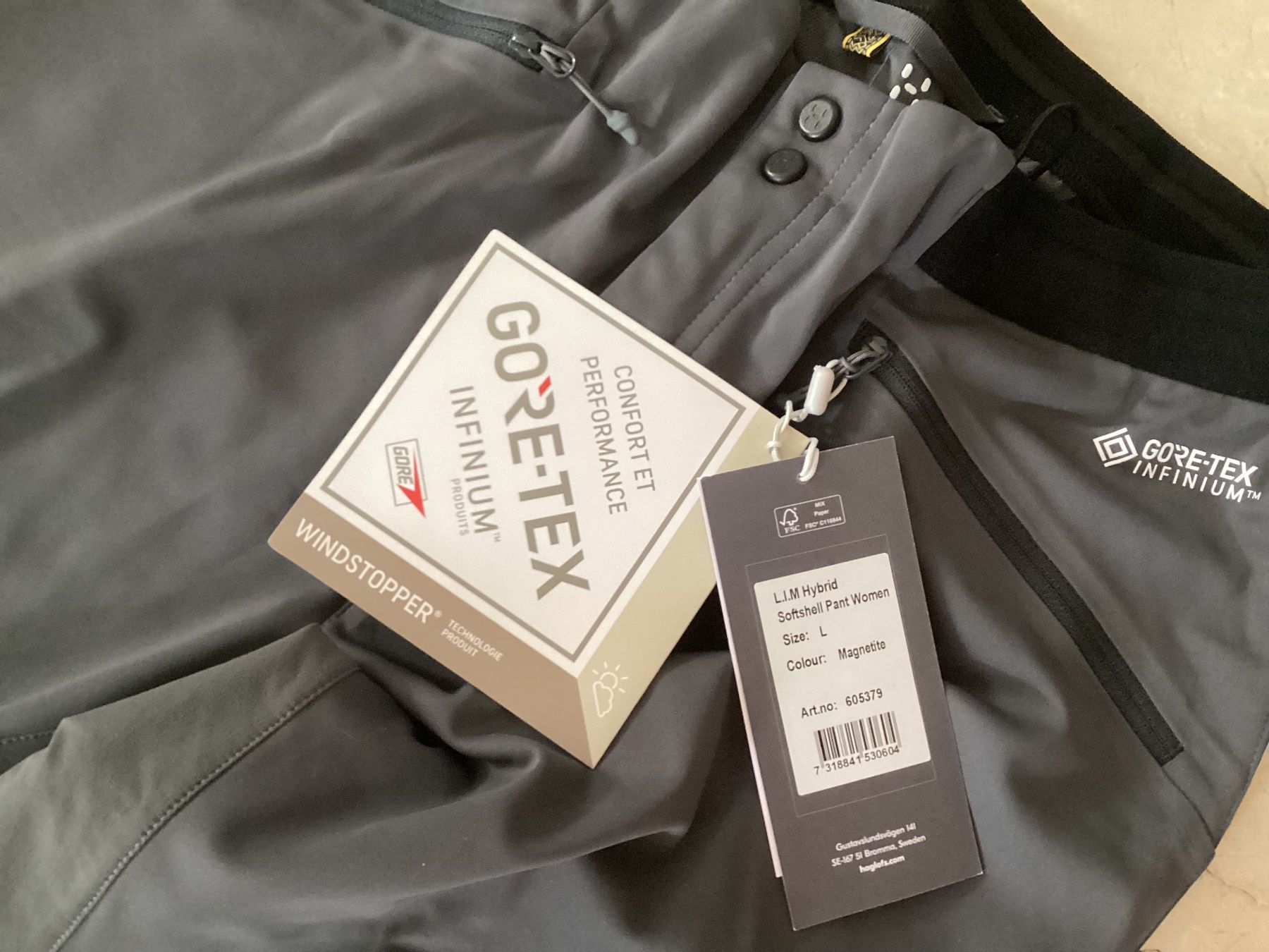 Haglöfs Hosen: Damen Haglöfs Sporthose Softshellhose Goretex – Neu (gemäss Beschreibung) aus Flüelen von ne08 1