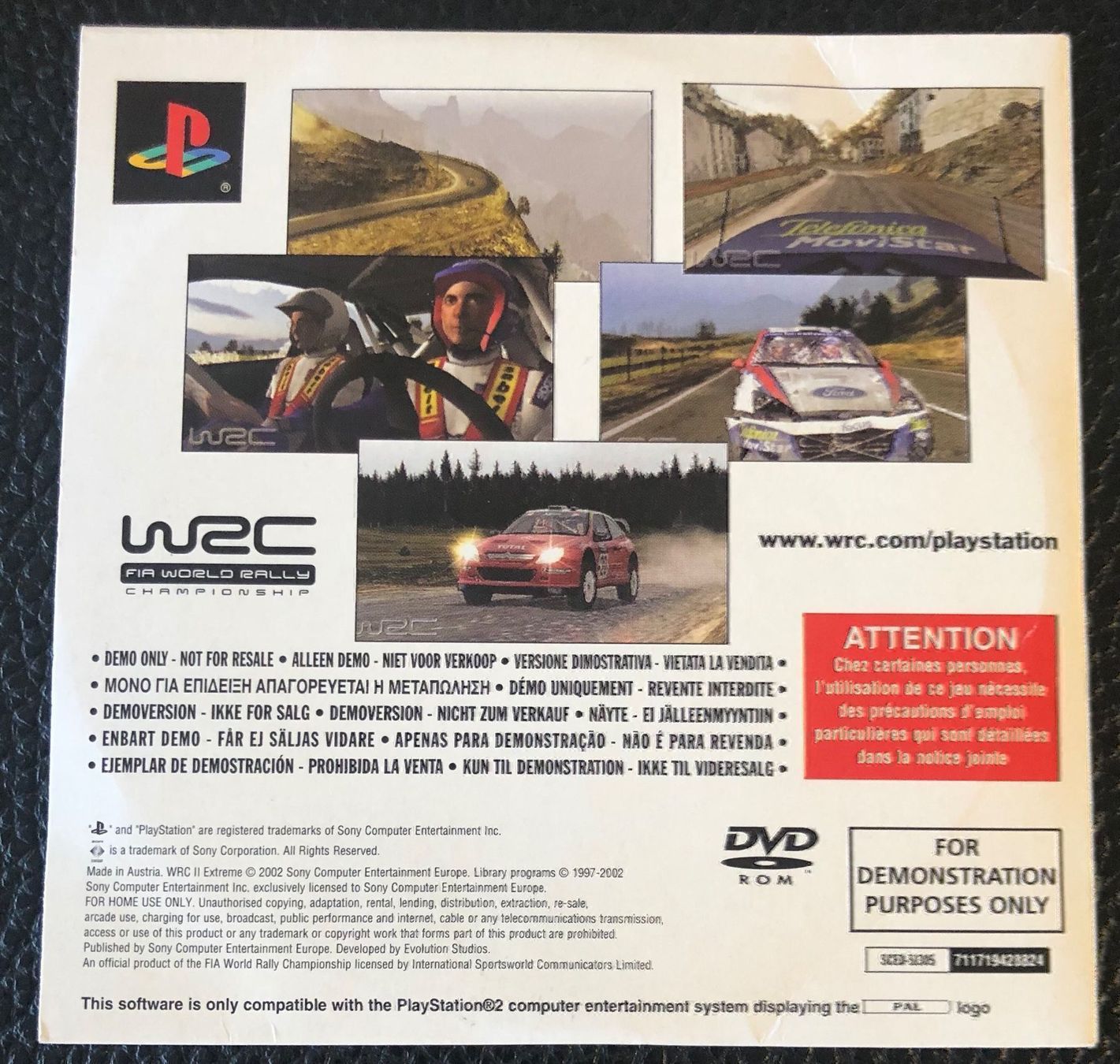 Sony Giochi: WRC 2 Sony PS2 Demo – Usato da Kestenholz venduto da Naruto_01 1