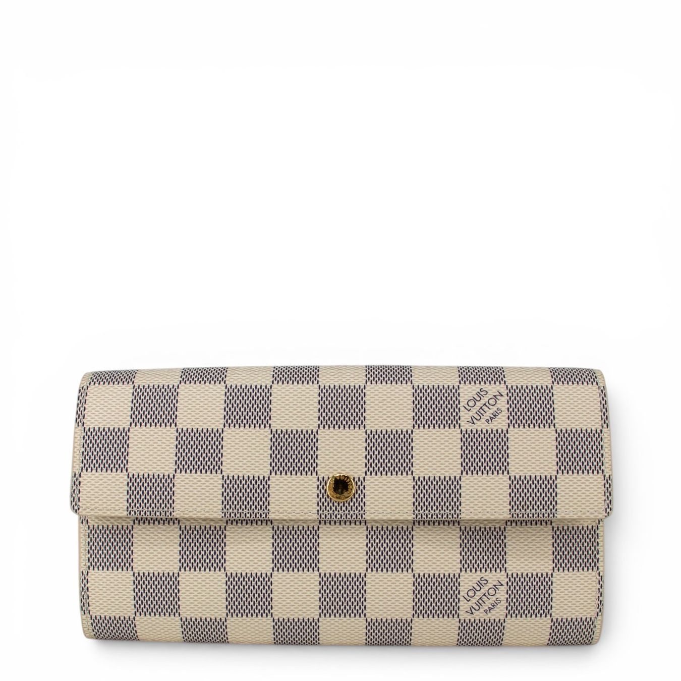Louis Vuitton Portamonete: Louis Vuitton Sarah Damier Azur – Usato da Binningen venduto da Designerlabels