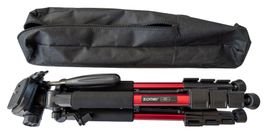 Zomei Z666 Dreibein-Stativ, ca. 140 cm – rot – inkl. Tasche
