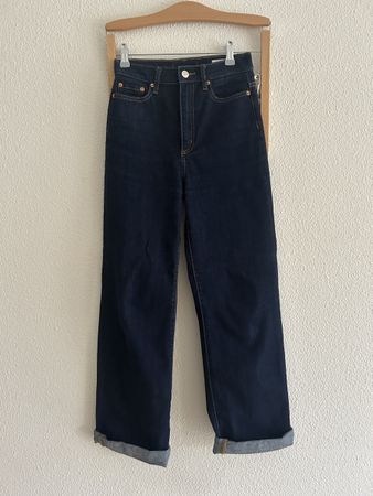 Zara Jean coupe ample bleu foncé - Taille 32 - Neuf