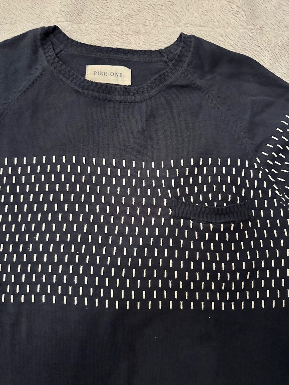 Maglioni & Felpe: Pullover dunkelblau weiss PIER ONE top Zustand Baumwolle – Usato da Emmenbrücke venduto da little.treasures 1