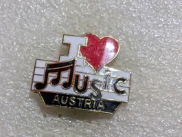 Ansteckpin 155: I Love Music Austria