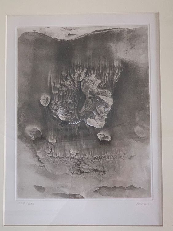 Schöne Original Aquatinta von Hans Bellmer  signiert/num. 1