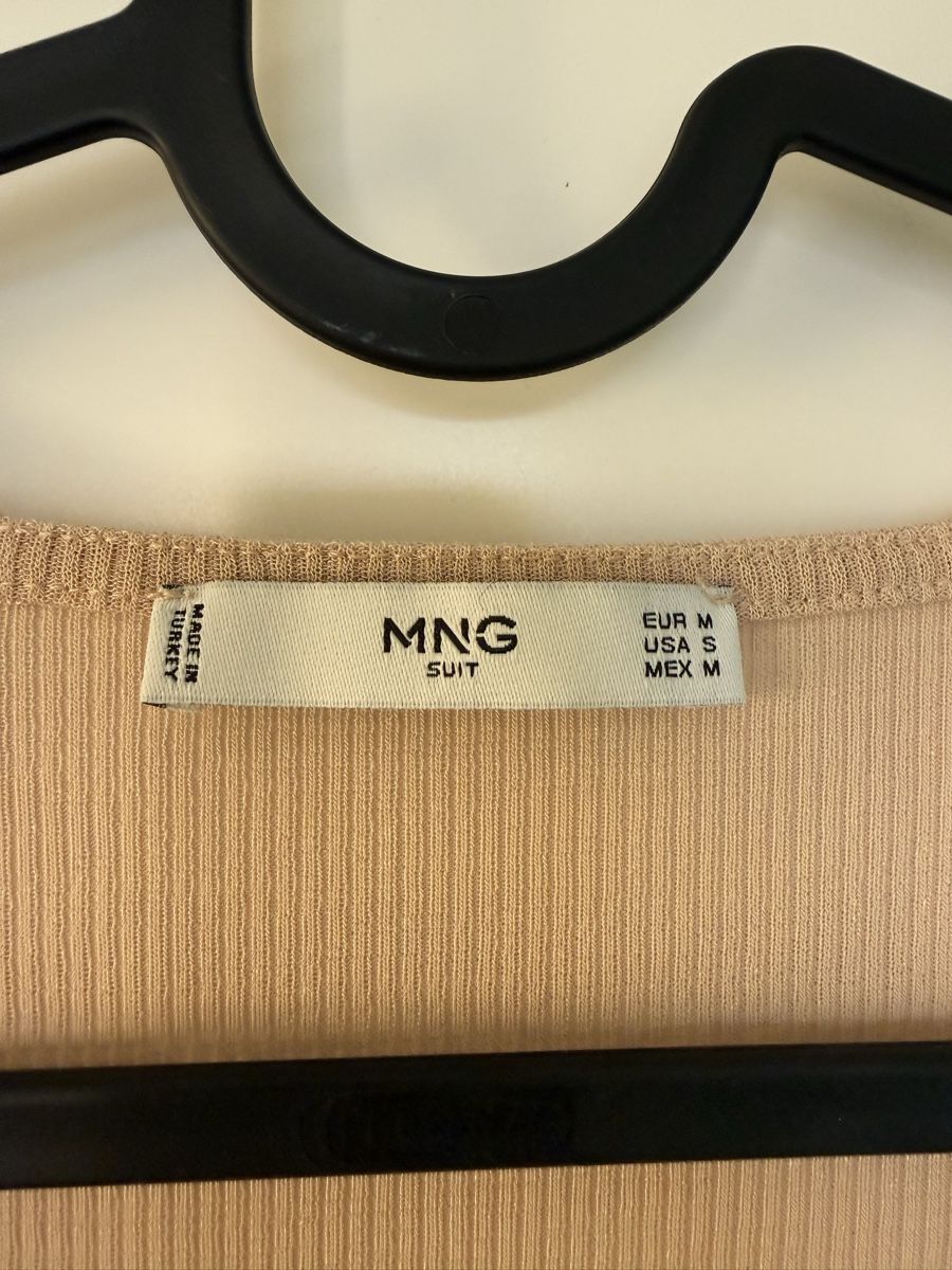 Mango Top: Mango Stricktop Beige/Weiss, Grösse M, Neu – Nuovo (secondo la descrizione) da Olten venduto da smashbox 1