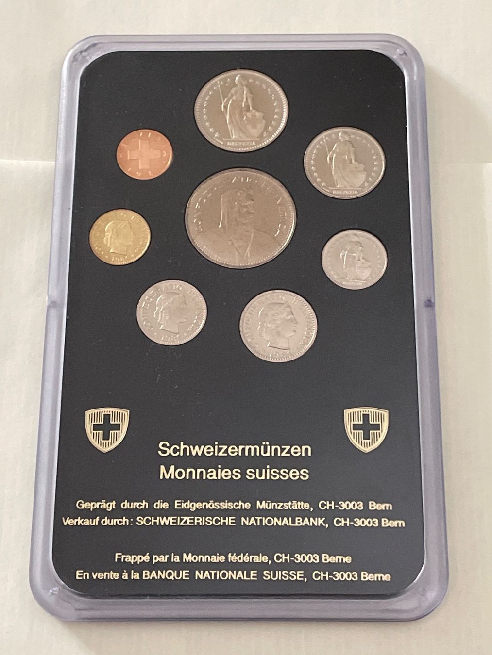 Alle Münzen: Münzsatz Schweiz 1981 Stgl – Neu und originalverpackt aus Schlossrued von Tkanada 1