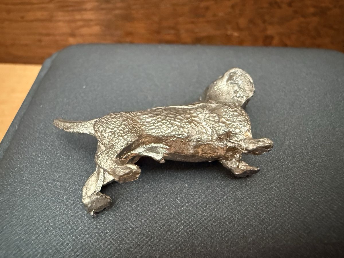 Statuette: Vintage Metall-Tackel-Statue – Usato da Lamone venduto da LaCantinaMagica 4