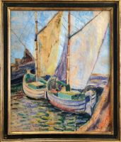 MUSEAL: Fritz PAULI (1891-1968) - Segelboote 1922! signiert!