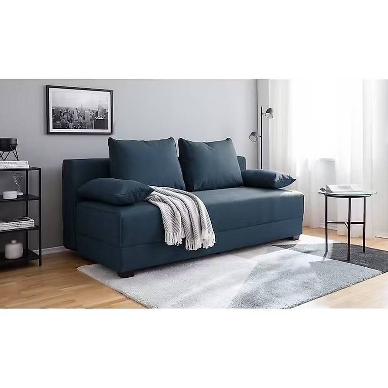 Sofas: Boxspring-Schlafsofa Dingo (Blau) – Gebraucht aus Zürich von kla_xbt8 2