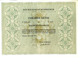 SIDI Holding AG, Winterthur - 1970