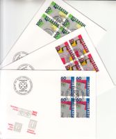 SBK 842 - 844 im 4er-Block FDC