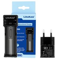 Liitokala LII-100C Smart Single Charger mit USB/EU Netzadapt