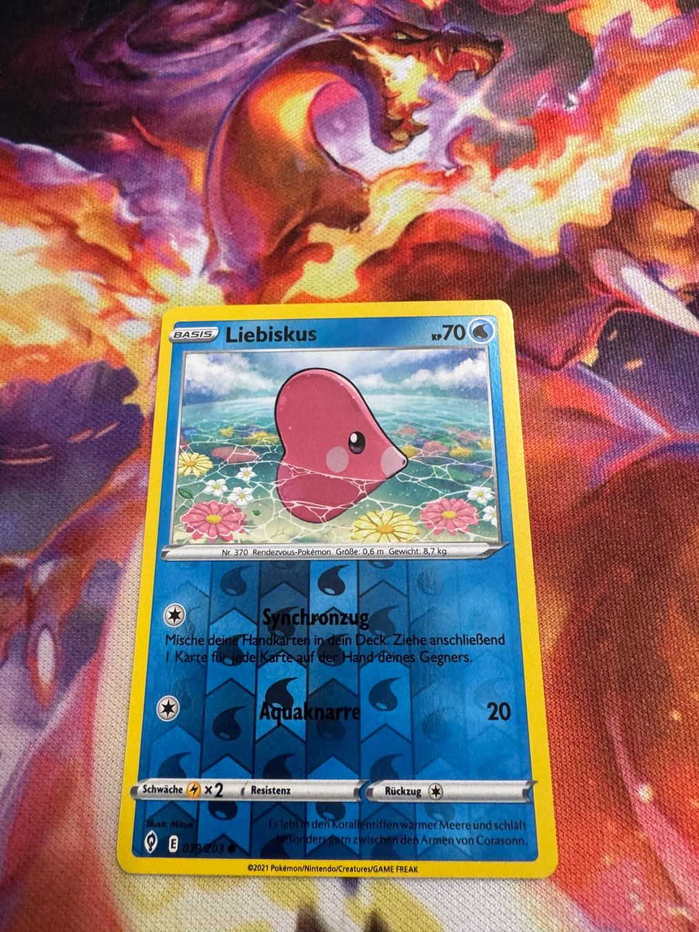 Pokémon Carte collezionabili: Liebiskus (EVS 039) / Reverse Holo / Drachenwandel – Nuovo (secondo la descrizione) da Bülach venduto da CherryBlu