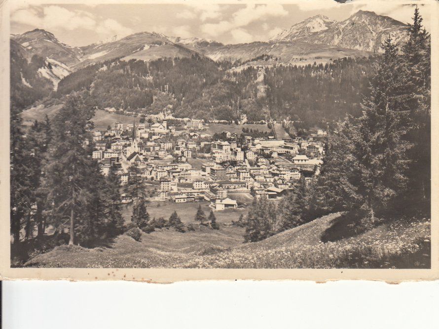 Cartoline postali: Davos-Platz 1946 – Usato da Bürglen TG venduto da StampGraf