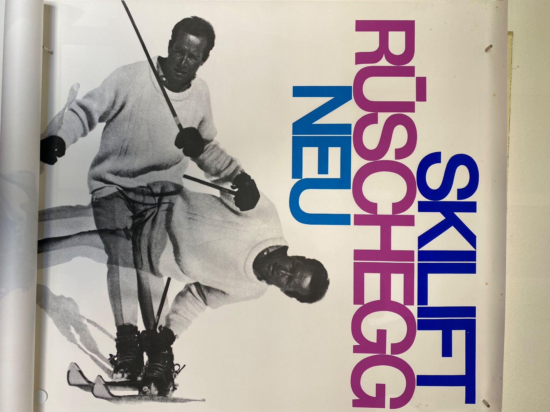 Foto & Immagini: Kurt Wirth Plakat rüschegg bern ski – Usato da Birsfelden venduto da zigzag03 1
